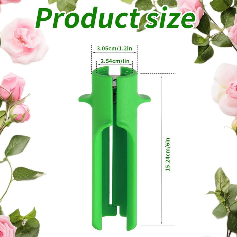 BTKOSHLE 2 Pcs Rose Thorn Stripper Tool - Rose Stripper & Cleaner Cutter for Leaf Removal - Quickly Remove Thorns and Branches of Roses - Image 2